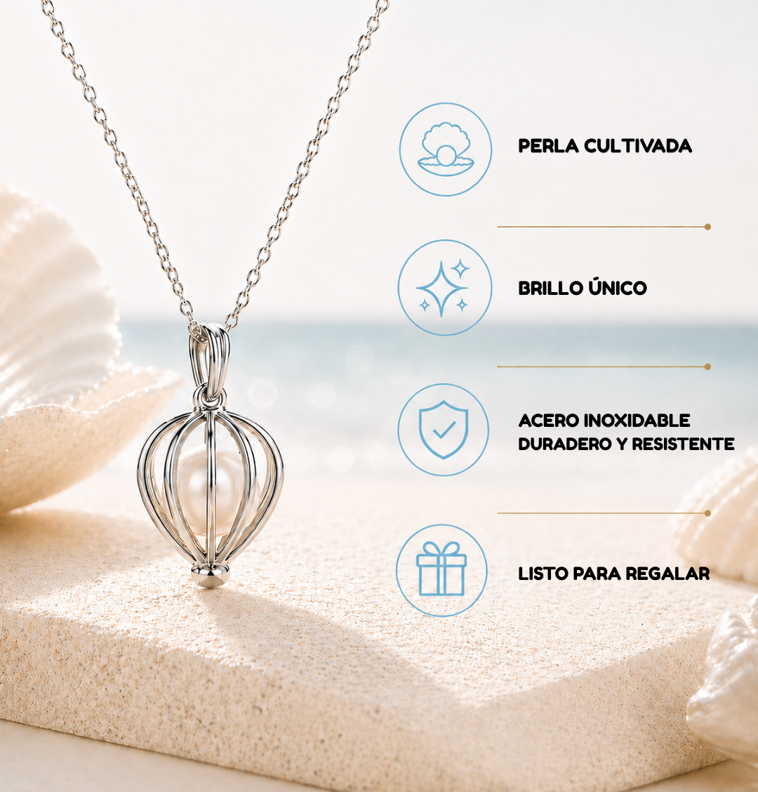 COLLAR DE PERLA