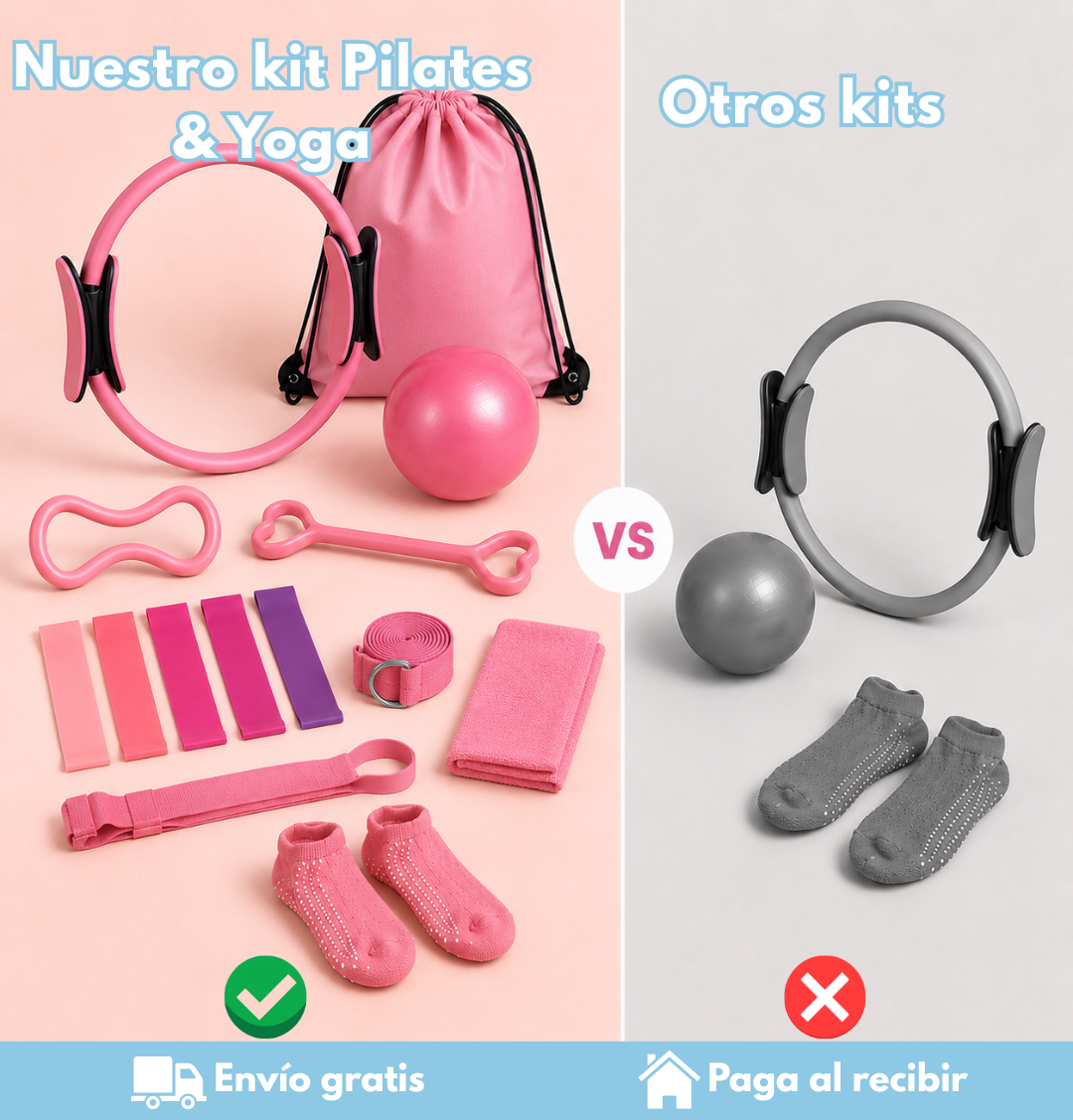 kit de Pilates y yoga
