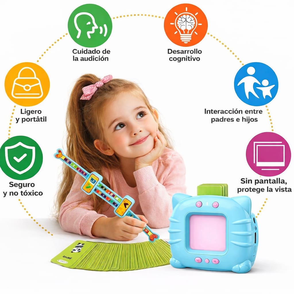 Lector de Tarjetas Educativas Bilingüe